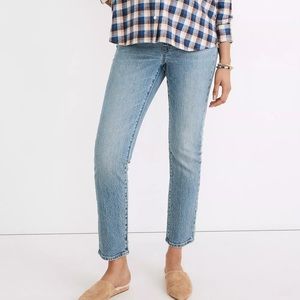 Madewell Maternity Over-the-Belly Perfect Vintage Jeans Medium Banner Wash 29